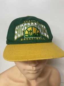Seattle Sonics Supersonics Kids Youth Snapback Hat NBA Hardwood Classics - Picture 1 of 9