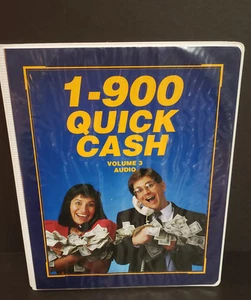 4- Vintage Cassette Tapes 1-900 Quick Cash Volume 3 1991 Strauss Ent. Inc. - Imagen 1 de 4
