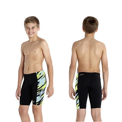Speedo Badehose für Jungen knielange Schwimmhose mit Bein Badeshorts Jammer