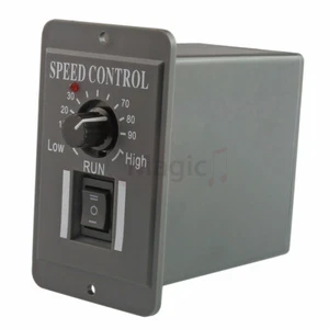 Controlador de velocidad del motor de engranajes DC 12V 24V 36V 48V 6A normal-parada-reversa - Imagen 1 de 5