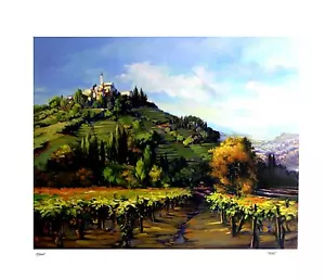 Jennie Tomao "WINE COUNTRY" Serigraph (Silk Screen) - Picture 1 of 1