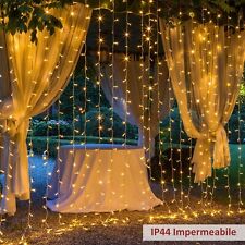 Tenda Luminosa Natalizia NATALE LUCI 3mx3m 320led PROLUNGABI...