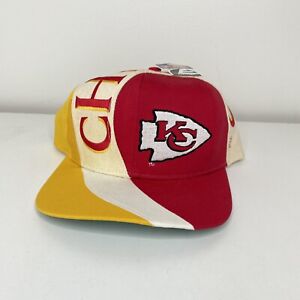 Vintage 90's KC Kansas City Chiefs Team NFL Eastport SnapBack Hat Football Cap