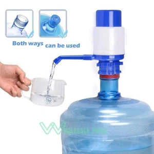 5 Gallon Drinking Water Jug Bottle Pump Manual Dispenser Home Office School NEW - Picture 1 of 12