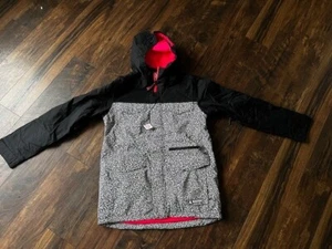 NEW Burton Jacket Womens Large Living Lining Hooded Full Zip Ski Snowboarding - Picture 1 of 2