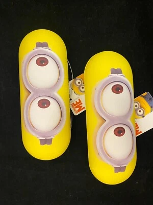 Despicable Me Minion Gafas de Sol Estuche Rígido Lote 2 Almejas Amarillas Foto 1 de 3