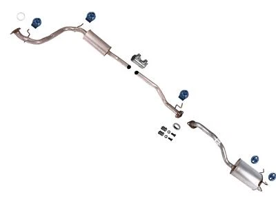 Sistema de escape silenciadores resonador de tubo para tracción delantera Honda HR-V 16-20 Foto 1 de 4