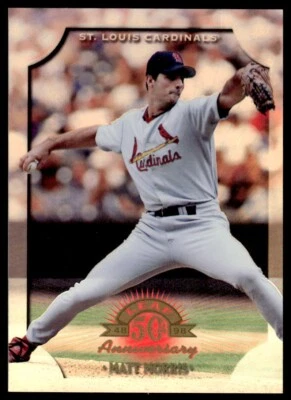 1998 DONRUSS COLLECTION PRIZED LEAF RETRO Matt Morris St. Louis Cardinals #5 - Image 1 of 2