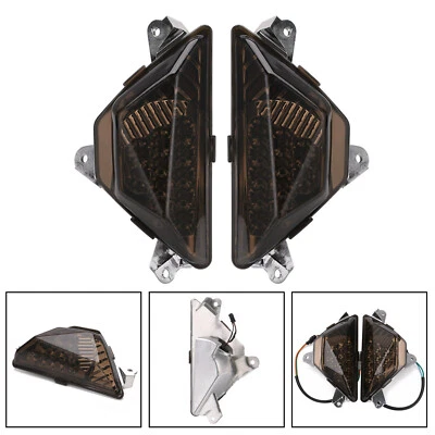 LED Front Turn Signal Light Lamp For KAWASAKI NINJA 250 300 400 650 1000 EX650 A - Image 1 of 4