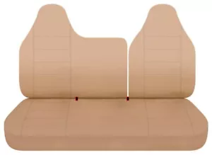 Front set car seat covers fits 97-98 FORD F150 TRUCKS 40/60 top and solid bottom - Bild 1 von 1