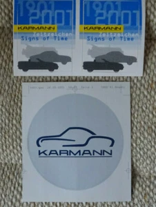 3 Aufkleber | Karmann | neu - Bild 1 von 3