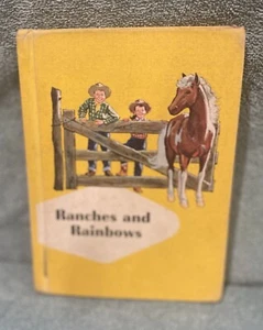 Pre Owned Vintage Ranches And Rainbows Hardcover Book 1959 - Picture 1 of 5