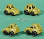 Nesquik annes 1980, 2 petites voitures, 2 modles diffrents or