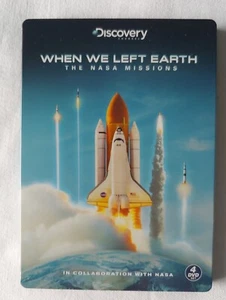 NASA When We Left Earth The Nasa Missions DVD 2008 4-Disc Set Discovery Channel - Picture 1 of 5