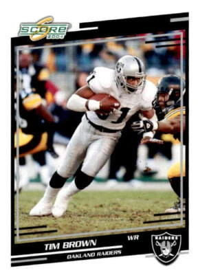 2004 Score #230 Tim Brown Scorecard NM - Image 1 of 2