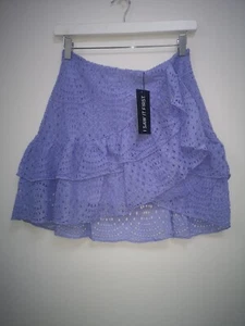 I SAW IT FIRST LACE FRILL MINI SKATER SKIRT - Picture 1 of 1