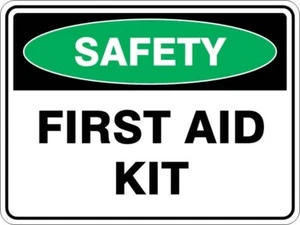 FIRST AID KIT - SELF ADHESIVE STICKER / DECAL / SIGN | HEALTH & SAFETY - Picture 1 of 7
