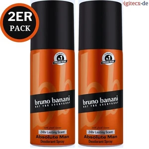 Bruno Banani ABSOLUTE MAN Deo Spray Deodorant 2 x 150 ml - Bild 1 von 4