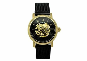 Mechanical Watch SLAA Europe SL112 Waterproof Mens Wrist Watch Steel Band - Picture 1 of 35
