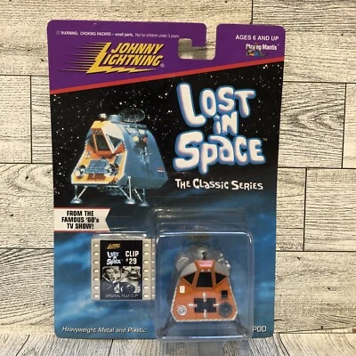 Clip de película Lost In Space Johnny Lightning Space Pod #29 vintage sellado Foto 1 de 4