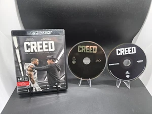 Creed [4K Ultra HD + Blu-ray No Digital] Clean Discs *Missing Bootom Clip Case - Imagen 1 de 12