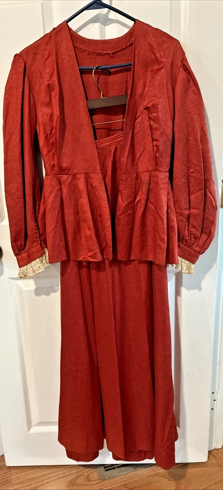 Antique Ladies Skirt With Matching Shirt Blouse - Image 1 of 4