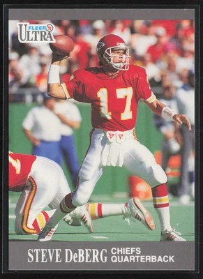 1991 Fleer Ultra Steve DeBerg #64 Kansas City Chiefs - Image 1 of 2