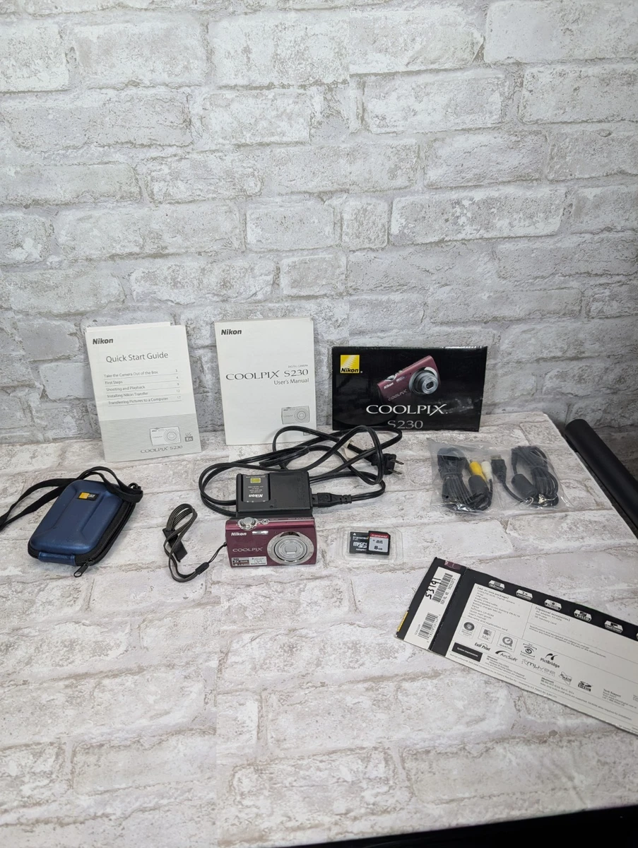 【稼働品】Nikon COOLPIX S230 カメラポーチ付き 稼働品】Nikon COOLPIX S230 カメラポーチ付き - メルカリ