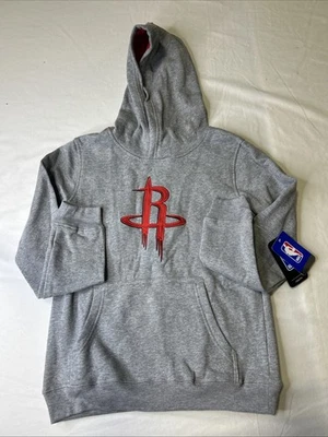 NBA Store Houston Rockets Retro Logo Grey Hoodie Youth XL (18-20) E3 - Image 1 of 4