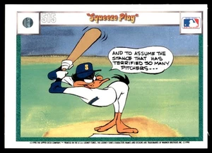 Looney Tunes Daffy Duck Porky Pig 1990 Squeeze Play Upper Deck #512 #515 - Picture 1 of 2