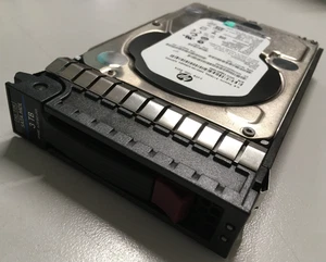 HP 694372-002 - MB3000ECVJH 3TB 6G 7.2K 3.5" SATA Hard Drive w Caddy - Picture 1 of 4