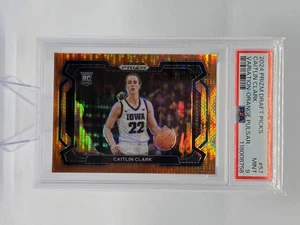 2024 Panini Prizm Draft Picks - Caitlin Clark #57 Orange Pulsar Variations /49 - Bild 1 von 2