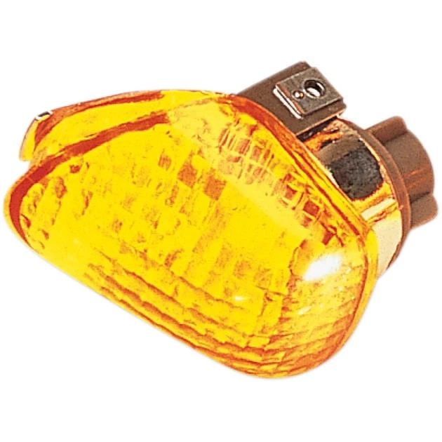 Señal de giro K&S DOT D/F delantero izquierdo cromo ámbar para Honda CBR600F2 1991-1994 Foto 1 de 1