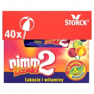 4014400420418 nimm2 Lizaki wzbogacone witaminami mix 4 smaków 10 g x 40 sztuk ZE - Foto 1 di 1