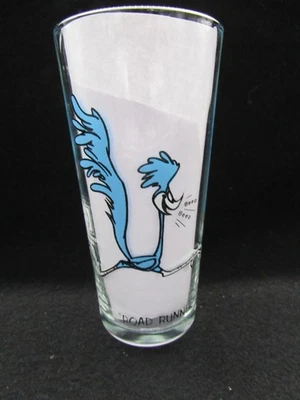 De colección 1973 Road Runner Pepsi Collectors Series Vidrio Warner Bros 8 1/4" Alto Foto 1 de 4