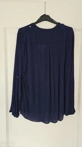 Zara Damen Bluse Langarm 3/4, Gr: M, Lila, V-Ausschnitt  - Bild 1 von 5