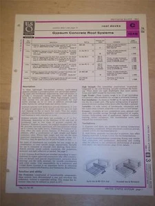 US United States Gypsum Catalog~Asbestos-Cement Formboard~1968 - Picture 1 of 1