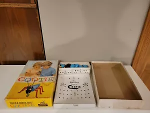 Vintage 1966 Schaper Cootie Incomplete Build A Cootie Bug Game W/ Box Heavy Wear - Picture 1 of 12