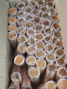 Canada 2012 Magnetic Original Mint Wrapped Roll of 50 ,1 Cent Pennies “1 ROLL” - Picture 1 of 6