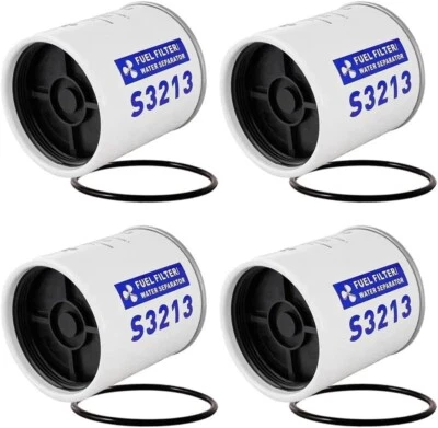 Separador de agua con filtro de combustible de 4 piezas para motor fueraborda marino Yamaha Racor Sierra Foto 1 de 4