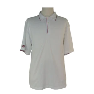 Antigua golf polo shirt men's XL extra large white short sleeve Dri-Fit Style - Picture 1 of 12