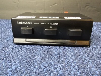 Radio Shack 3 Way Stereo Speaker Selector Switch 40-240 RadioShack | Vintage  - Image 1 of 3