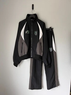 Asics x скрытый NY Track куртка и брюки комплект - размер большой - черный - новый - Изображение 1 из 4