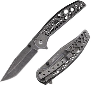 MTech Folding Knife 3.5" Tanto Blade Extended Tang Stainless Steel Construction - Picture 1 of 3