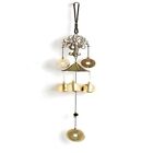 Copper Alloy+Wood Wind Chimes Bell Good Lucky Home Garddn Decorations 45Cm*8Cm