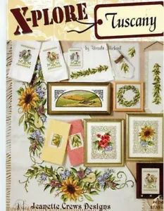 Cross Stitch Jeanette Crews X-Plore Tuscany Patterns 41505 Book Ursula Michael - Picture 1 of 2