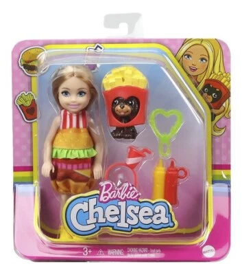 MATTEL BARBIE CHELSEA POUPEE SE DEGUISE EN HAMBURGER