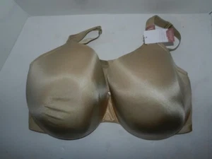 NWOT Cacique 54DDD Lightly lined full coverage beige bra - Picture 1 of 3