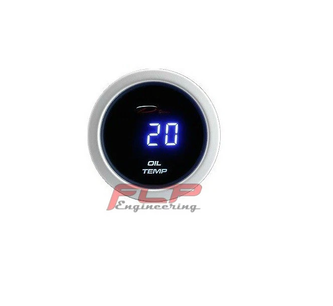 DEPO RACING DIGITAL BLUE SERIES WATER TEMPERATURE GAUGE 52mm D-BL5247 - Image 1 of 1
