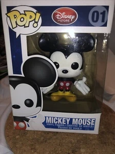Funko POP! Disney Store Mickey Mouse Funko Pop #01 Red Logo RARE -Vaulted - Picture 1 of 6